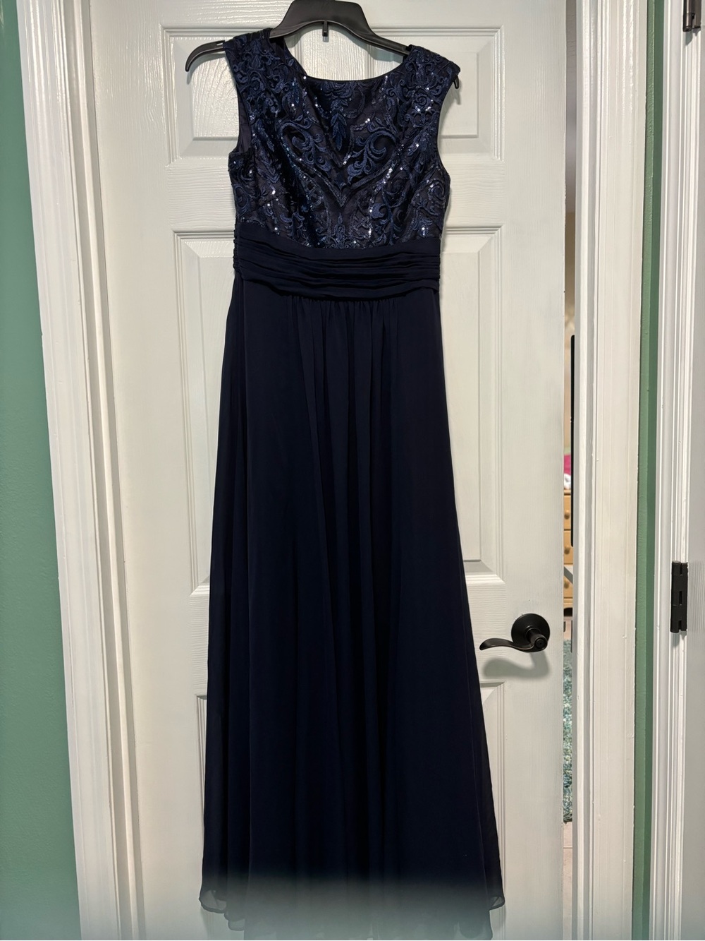 Eliza J Navy Evening Gown. Size 4